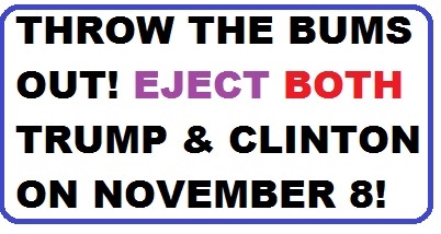 Bumper Sticker 4: Eject Both Donald and Hillary in 2016!